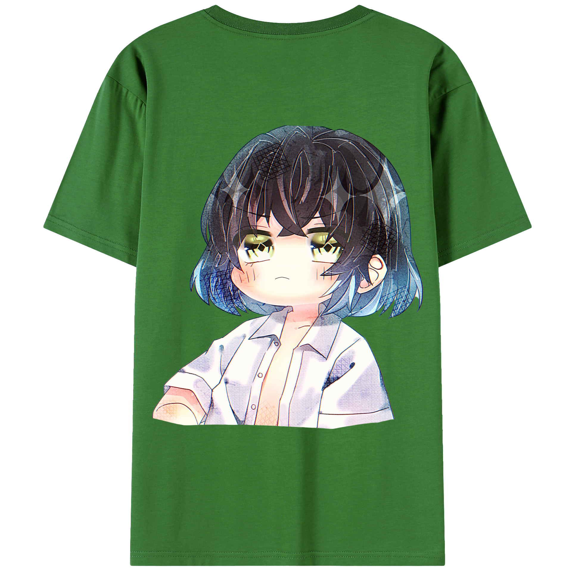 （画像用） 鬼滅の刃（きめつのやいば）嘴平 伊之助／はしびら いのすけ Hashibira Inosuke レディース半袖Tシャツ(バックプリント)